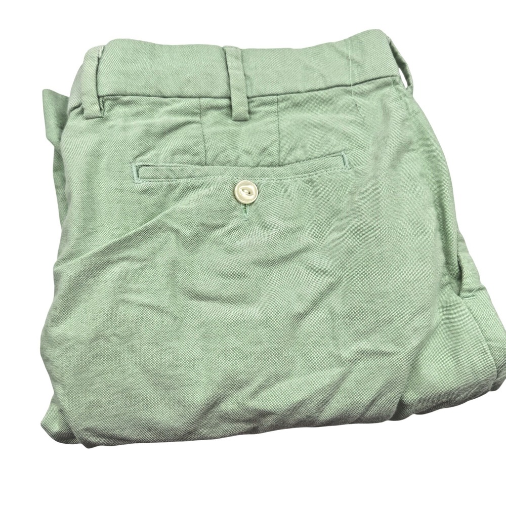 Polo Ralph Lauren Men's 36x9" Inseam Green Solid Flat Front Preppy Chino Shorts